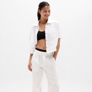 Athleta Linen Crop